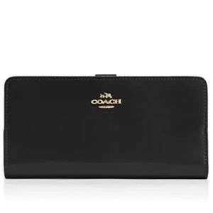 COACH Skinny Continental Leather Wallet NWT